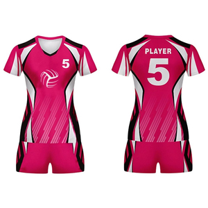 Uniforme de volley-ball unisexe avec design par sublimation, taille plus, léger, respirant, 100 % polyester, dernier design pour équipe - Product Image 3