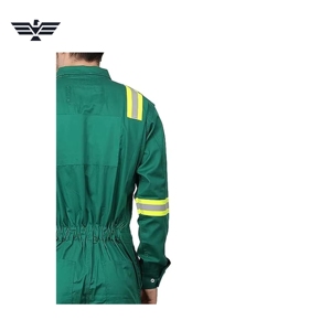 Overol Industrial Reflectante de Alta Visibilidad Personalizado Unisex, Ropa de Trabajo de Seguridad Resistente al Fuego, Traje de Trabajo Cómodo con Serigrafía - Product Image 6