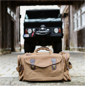 Bolsa de Viaje Deportiva de Lona y Cuero con Cierre, Fabricante OEM, Impermeable, Bolsa de Fin de Semana, Bolsa de Mano LCTB-0064 - Product Image 4