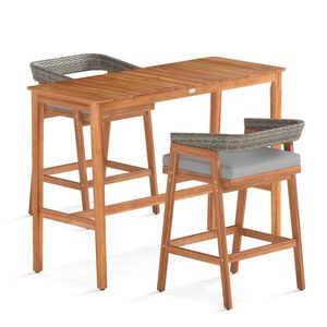 Conjunto de Barra de Bar para Patio con Taburetes Acolchados Cómodos, Muebles de Patio de Primera Calidad - Product Image 2