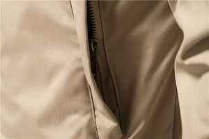 Custom Plus Size Oversized Eco-Friendly Crew Neck Vintage Workwear Bomber <b>Jacket</b> Unisex Full Sleeve <b>Summer</b> OEM Wholesale - Product Image 5