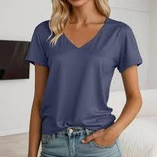 Camiseta Deportiva Unisex con Cuello en V, Estilo Casual Premium, Tejido Suave, Ecológico, de Algodón y Bambú, de Secado Rápido - Product Image 2