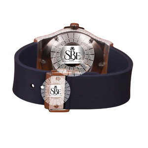 Reloj de Diamantes de Moissanita Cuadrado Estilo Hip Hop para Hombre, Estilo Empresarial Simple y Elegante, Resistente al Agua, Mejor Precio - Product Image 3