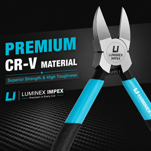 LUMINEX IMPEX LUB=113 <b>Long</b> <b>Nose</b> Stainless Steel Lightweight Smooth Work Jewelry Making Polishing Pliers for Bracelet Making DIY - Product Image 3