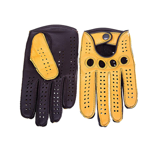 Gants en cuir thermiques d'hiver pour les voyages sur neige et les aventures, gants en cuir résistants à l'eau - Product Image 1