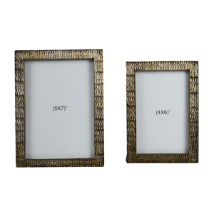 Industrial Metal <b>Table</b> Decor Photo Frame Colored Gold Single <b>Side</b> Photo Frame Aluminium and Glass Design Picture Photo Frame - Product Image 1