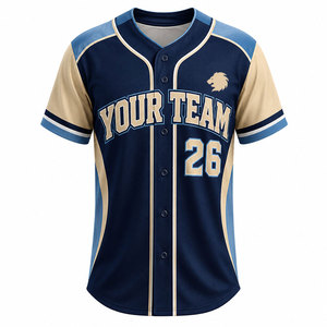 Nuevas camisetas de béisbol de alta calidad en stock, venta al por mayor a precio económico, ideales para juegos en interiores y exteriores. - Product Image 1