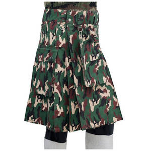 Kilt pour homme Highland Camo - Style écossais moderne - Kilt robuste réglable et confortable 2026 - Product Image 1