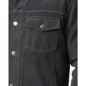 Chaquetas de Mezclilla para Hombre, Estilo Retro Americano, Fabricadas en Fábrica, Servicios OEM, Cuello Camisero, Manga Larga, Ropa de Calle, Cálidas para Invierno - Product Image 3