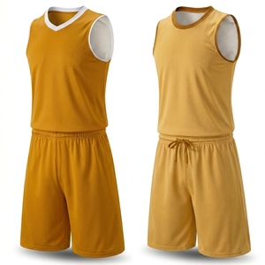 Uniforme de Entrenamiento de Baloncesto de Fábrica OEM, Jersey Transpirable y Duradero con Nombre del Equipo Personalizado, Jersey Reversible - Product Image 4