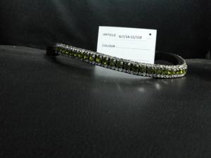 Bandas de cuero para caballos con cadena Producto de cuidado de caballos de cristal Premium. - Product Image 4