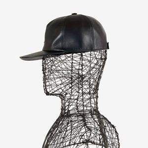 Nuevo Boina de Cuero Genuino Negro Unisex, Gorra Newsboy de 8 Paneles para Hombre y Mujer, Sombrero Baker Boy Vintage Suave con Visera - Product Image 4