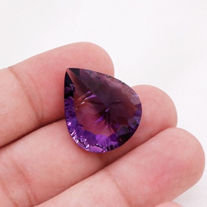 Vente en gros de pierres précieuses naturelles en améthyste violette, forme de goutte, facettées, pierres précieuses en vrac, Memoria Jewels - Product Image 6