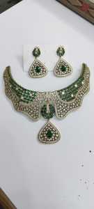 Conjunto de Collar Kundan de Moissanita de Primera Calidad, Atractivo y Lujoso, Perfecto para Bodas y Fiestas, Combina con Saree, Traje, Lehenga - Product Image 1