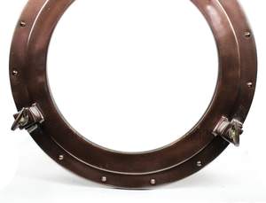 Décoration murale en fer en forme de hublot, style bateau nautique, fenêtre ronde pour intérieurs marins côtiers - Product Image 5