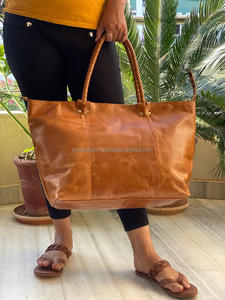 New Vintage Full Grain <b>Leather</b> Tote Bag Women Genuine <b>Leather</b> <b>Shopping</b> Bag Unique Stylish Collection Multi Purpose Shoulder Bag - Product Image 5