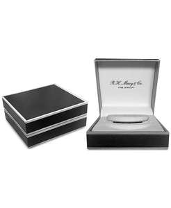 Black Diamond <b>Bar</b> Bolo <b>Bracelet</b> (1/6 ct. <b>t</b>.w.) in Sterling Silver | Macy's - Product Image 2