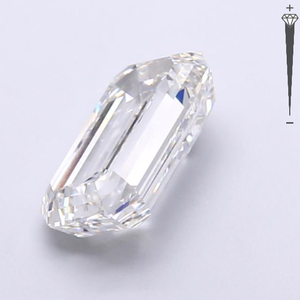 Diamante Cultivado en Laboratorio con Certificación IGI, Corte Esmeralda de 3.93 CT, Color E, Claridad VVS2, CVD LG 735549567, ROYAL GEMS para Joyería - Product Image 4