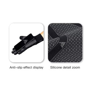 Hot Selling Ski Gloves 100% Polyester Waterproof <b>Fabric</b>,Reflective <b>Strips</b>,Silicone Non Slip Palms Hand Warm Skiing Gloves Cold - Product Image 5