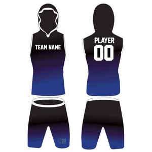 Uniforme de Fútbol 7v7 Personalizado por Sublimación, Conjunto de Camiseta sin Mangas con Capucha y Pantalones Cortos, Ropa de Equipo, Kit de Entrenamiento de Flag Football - Product Image 6