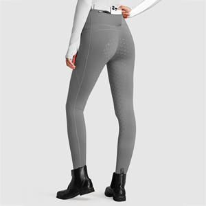 Custom Printed Full Seat Silicone Women Horse Riding Jodhpurs Wholesale Ladies Stretch Equestrian Breeches For Riding Wear - Product Image 2