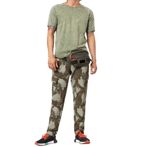 2025 hommes surdimensionné coton Vintage lavé imprimé blanc lavage à l'acide couleur unie motif hommes vêtements haute rue t-shirts - Product Image 1