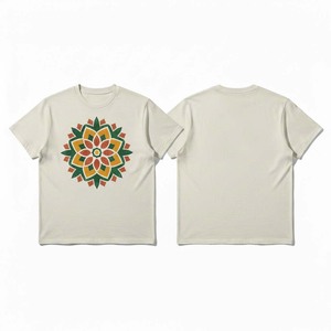 T-shirt imprimé ample à manches courtes pour homme, style streetwear, en coton épais, pour la vente en gros aux États-Unis et en Europe - Product Image 6