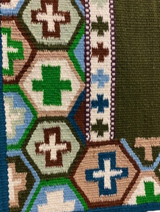Manta de lana artesanal para silla de montar western, almohadilla para equitación, para vaqueros, jinetes de rancho, caballos de sendero, espectáculos, entrenamiento y actividades al aire libre - Product Image 2