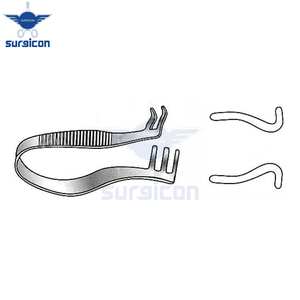 Retractor Autoajustable Finsen de 5 cm (2 Pulgadas) y 12 mm, Retractor Quirúrgico Reutilizable de Acero Inoxidable con Punta Roma, Instrumento Médico - Product Image 5