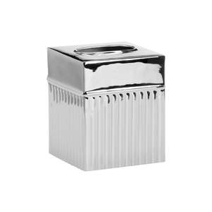 Boîte à mouchoirs en métal, porte-mouchoirs carré en acier inoxydable, accessoire décoratif pour salle de bain et bureau à domicile - Product Image 1