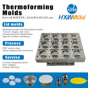 Molde Termoformado para Tapas de Contenedores de Vegetales Desechables Automáticos |   Herramientas para el Envasado de Alimentos y Postres - Product Image 2