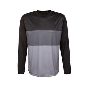 Maillot BMX homme 180 GSM en polyester mesh respirant, design à panneaux violet et noir, sublimation, vente en gros, personnalisable OEM pour homme - Product Image 6