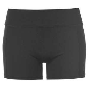Pantalones cortos deportivos de poliéster 100% de cintura alta para mujer con bolsillo suelto Etiquetas de logotipo personalizadas Diseño sólido para el verano-Opciones de talla grande - Product Image 1