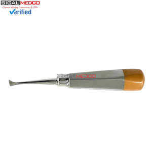 Extraction dentaire Cryer en acier inoxydable allemand, couleur or, à pointe angulaire, manche creux, pour luxation des dents - Product Image 5