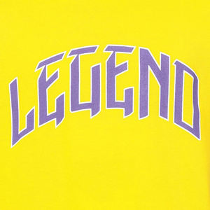 T-shirt jaune à manches courtes pour homme, col rond, coupe classique, motif imprimé, tissu tricoté décontracté, logo sérigraphié sur le devant - Product Image 6