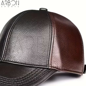 Nouveauté : Casquettes en cuir entièrement personnalisées, dernier style, pour adultes, tendance automne-hiver, pour personnes d'âge moyen et âgées - Product Image 6