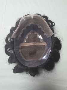 Peluca de Cabello Humano Virgen Taz Hair BD, Estilo Bollywood, Prótesis Capilar Suave de Cabello Indio para Hombres, Toupee Remy - Product Image 6