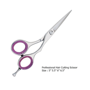 Ciseaux de coiffeur professionnels 61, droits, pour droitiers, en acier inoxydable, ultra-affûtés, personnalisables, instruments de coupe de cheveux - Product Image 4