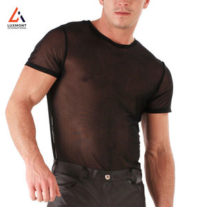 เสื้อยืดตาข่ายคุณภาพสูงสำหรับผู้ชาย ทรงแอธเลติก ระบายเหงื่อได้ดี เหมาะสำหรับการฝึกซ้อม วิ่งออกกำลังกาย เสื้อยืดตาข่าย - Product Image 1
