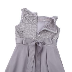 ชุดเดรสเด็กผู้หญิงอายุ 2-16 ปี ดีไซน์ล่าสุด ผ้าลูกไม้ ผ้าชีฟอง แต่งดอกไม้ สำหรับงานประกวด งานแต่งงาน งานวันเกิด งานปาร์ตี้ หรืองานวันหยุด - Product Image 4