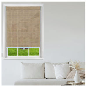 Persianas Enrollables Integradas de Bambú Natural para Ventanas Francesas con Técnica Lisa y Diseño de Lamas Anchas Personalizables - Product Image 2