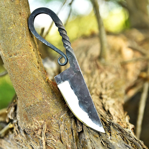 Cuchillo Medieval de Alta Calidad, Hoja de Acero Hecha a Mano con Acabado Clásico Forjado, Diseñado para Exhibición Histórica y Aventuras al Aire Libre - Product Image 5