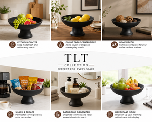 ชามเสิร์ฟผลไม้ทำจากไม้มะม่วงมีสีสันภายใน - Product Image 4