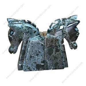 Sujetalibros de Mármol Negro con Forma de Caballo Zebra Grabados a Medida a Bajo Precio, Precio al por Mayor, Decoración Moderna para el Hogar y Regalos - Product Image 3