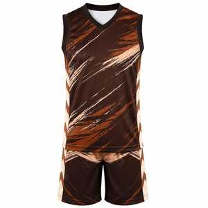 Custom Printed Basketball Training Jersey and Shorts - Product Image 1