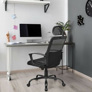Sedia da Ufficio Ergonomica Girevole con Schienale Alto e Rete, Esperienza di Seduta Confortevole e Pratica - Product Image 5