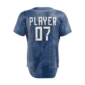 Wholesale Custom Women's <b>Button</b> Down <b>Half</b> Sleeve Baseball Softball Jersey Sustainable Fabric Sublimation Team <b>Shirt</b> - Product Image 3
