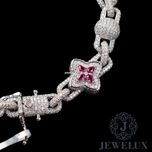 New Arrival Premium Moissanite Diamond Bracelet Iced Out Hip Hop Jewelry for <b>Men</b> Women From Indian Supplier - Product Image 4