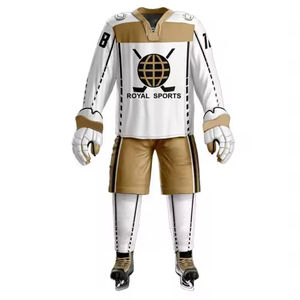 ชุดยูนิฟอร์มฮอกกี้น้ำแข็งแบบยูนิเซ็กซ์ ราคาสมเหตุสมผล แขนสั้น คุณภาพสูง กันยับ ดีไซน์สวยทันสมัย ตามเทรนด์แฟชั่นล่าสุด - Product Image 4