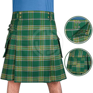 Jupes Kilt Écossaises Premium Solides, Respirantes, Décontractées, Élégantes et Confortables pour un Usage Quotidien - Product Image 6